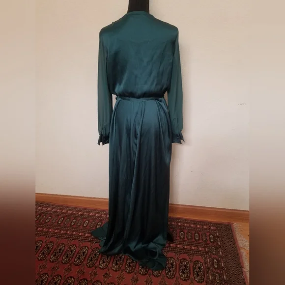 Emerald green See-through Dress! - Picture 4 of 5